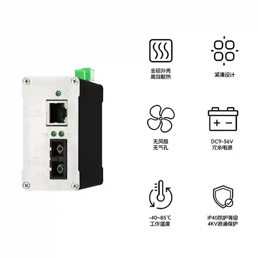 导轨收发器